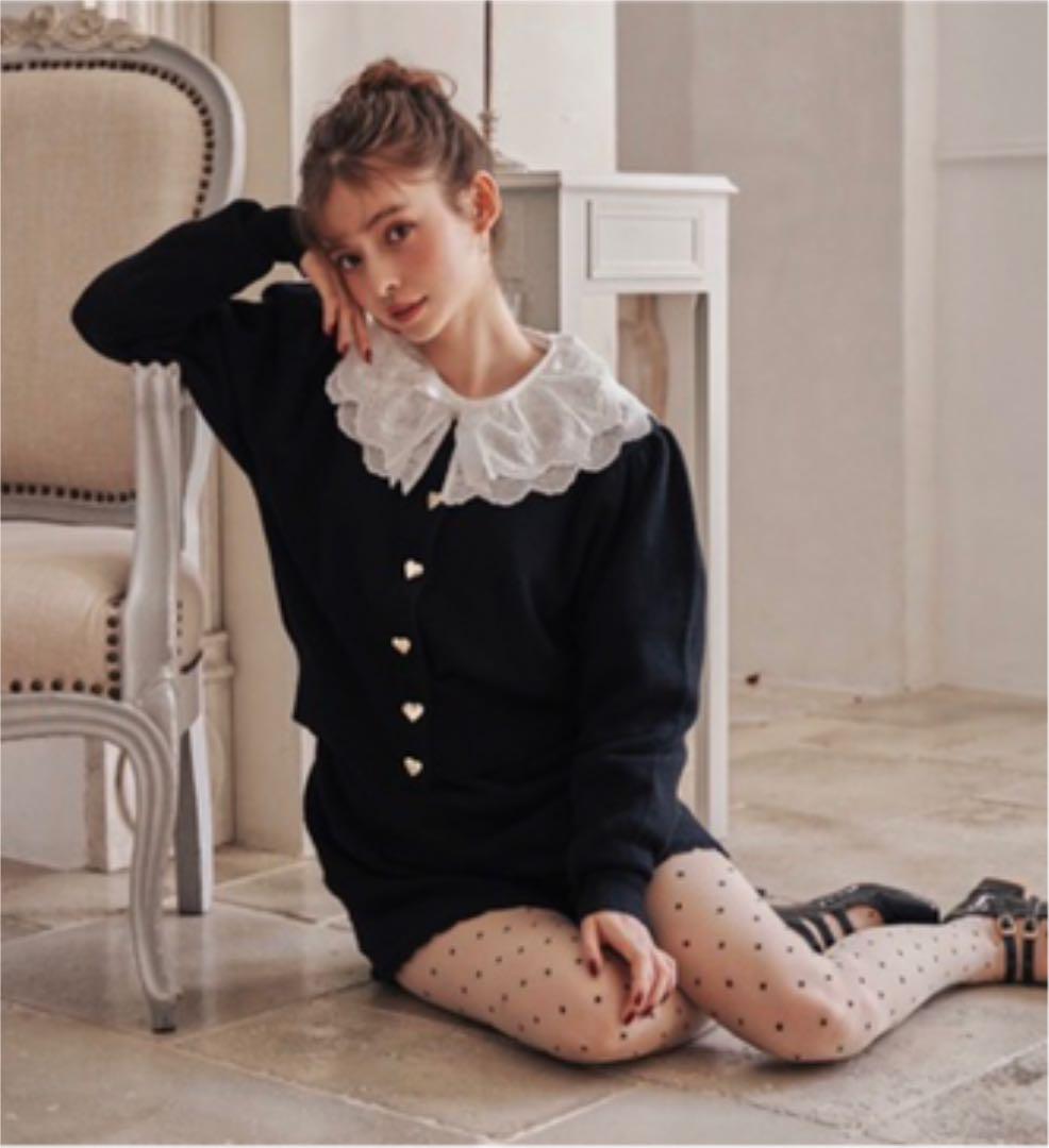 Treat urself Heart button knit cardigan X56pF-m98832923571 国産爆 限定品 treat ハートボタンカーディガン urself カーディガン/ボレロ