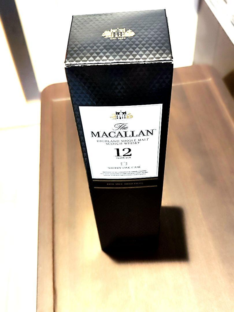 TheMacallanマッカラン12年シェリーオークカスク700ml箱付き