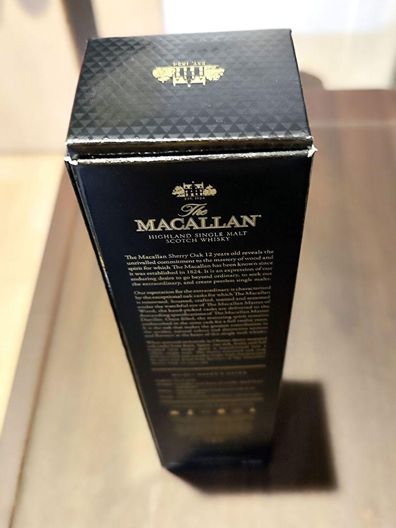 TheMacallanマッカラン12年シェリーオークカスク700ml箱付き