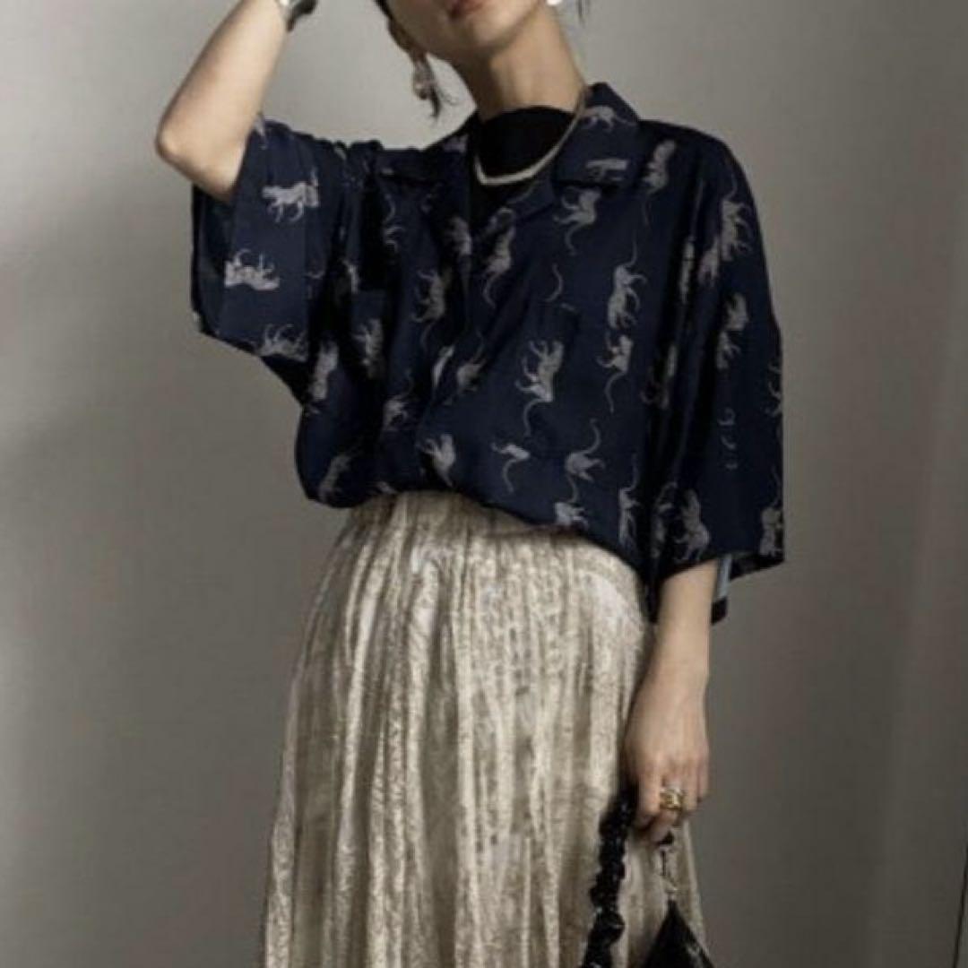 Ameri（アメリ）の「MEDI FULL CHEETAH ALOHA SHIRT（シャツ