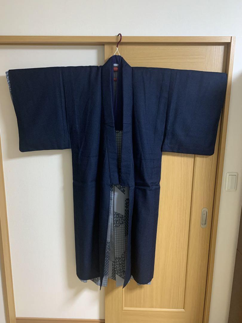 ★男性　着物&長襦袢　2点セット