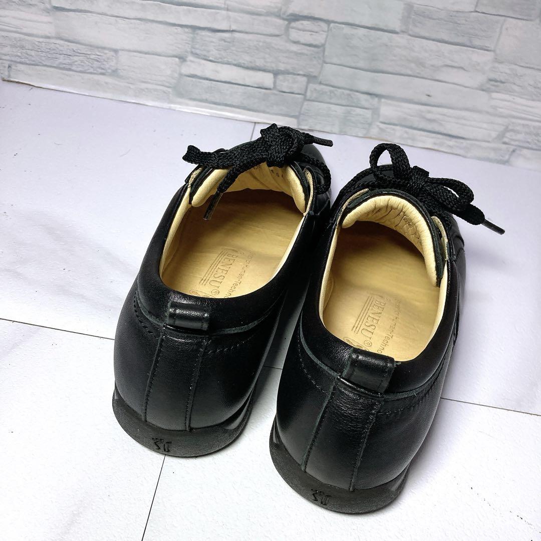 ✨極美品✨ BENESU ベネシュ レザー パンプス ブラック 24cm BENESU レザー パンプス】ベネシュ 靴 レディース