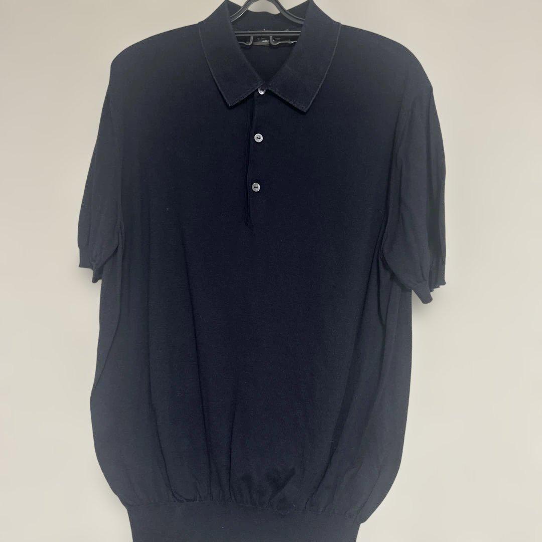 u*i様 Loro Piana ネイビー ポロシャツ M