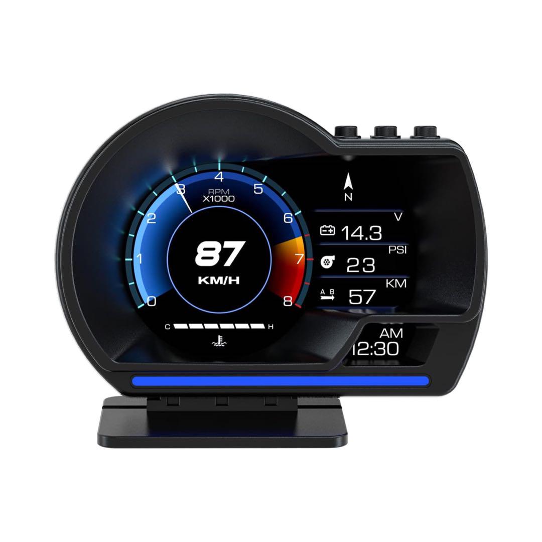 hudヘッドアップディスプレイ GPS/OBD2モード対応　スピードメーター