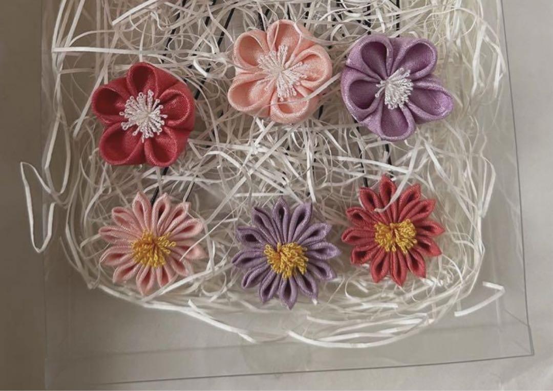 京都　おはりばこ　梅　菊　Uピン 成人式　振袖　卒業式　袴　七五三　¥8250