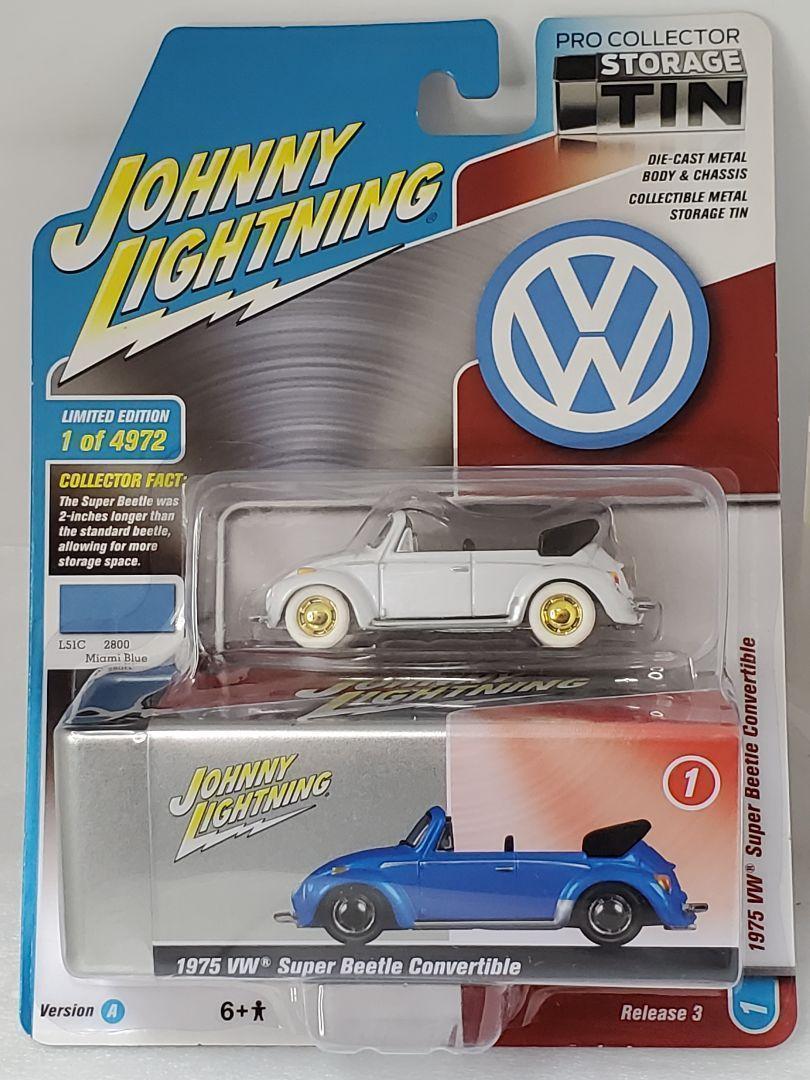 ジョニーライトニング　1975 VWスーパービートルコンバーチブル（ホワイトL） ジョニーライトニング 1975 VWスーパービートルコンバーチブル