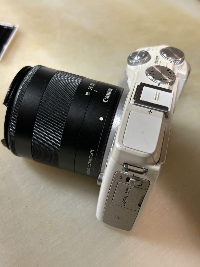 Canon EOS ミラーレス一眼 カメラ ホワイトジャンク品