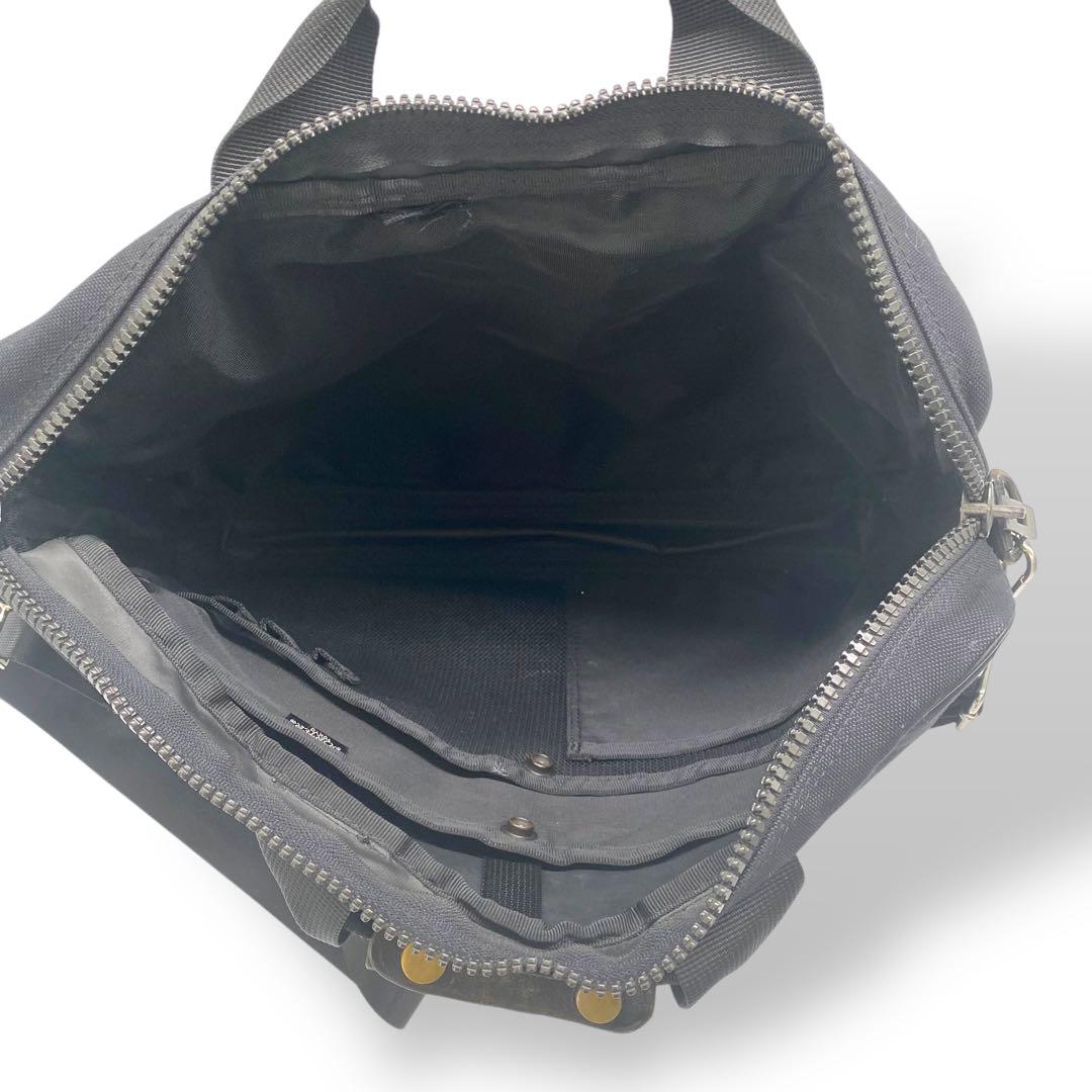 PORTER ポーター　ビジネスバッグ　2way レザー　キャンバス 　黒