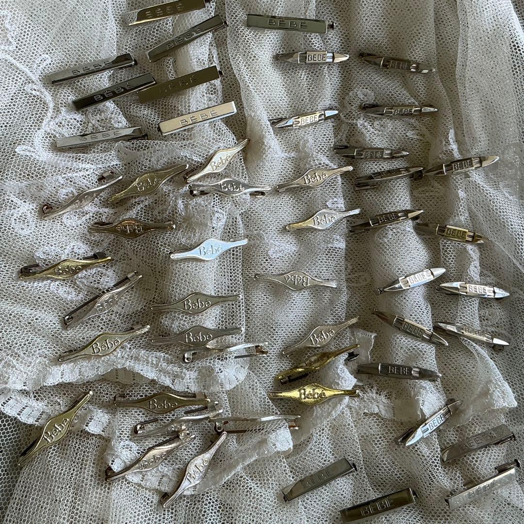 【４種計５１個】フランスアンティーク　BEBE　ブローチ　ベベ　ベビー　ドール