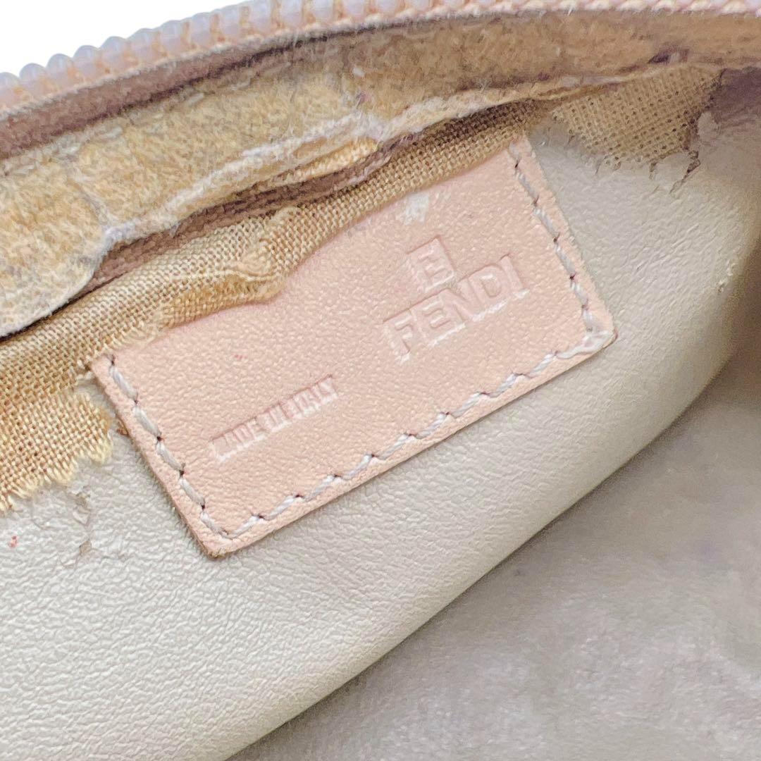 FENDI レディース ズッキーノ ベージュ ポーチ 6653 FENDI レディース ズッキーノ ベージュ ポーチ 6653