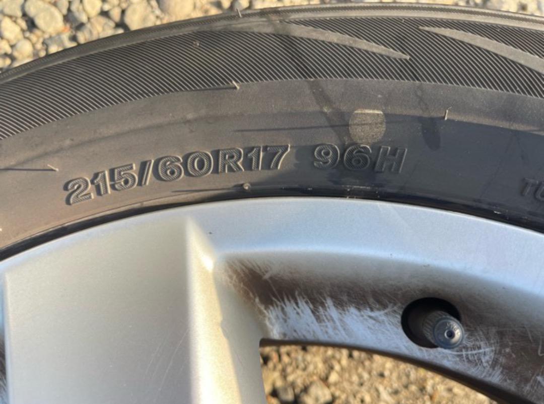 ☆NT31エクストレイル☆純正AW+Bridgestone 215/60R17