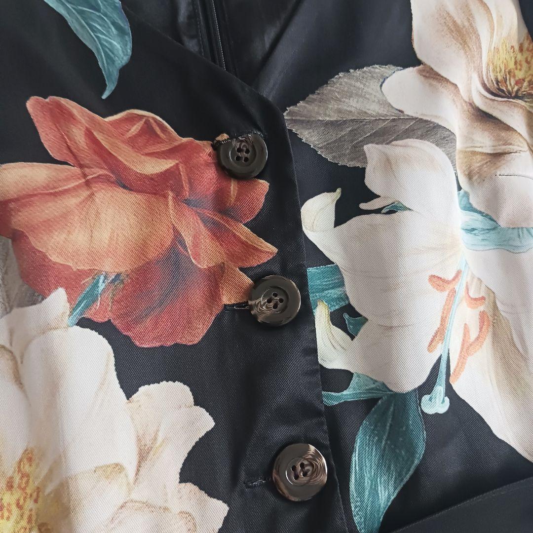 美品✨エイミーイストワール 花柄プリント ロングワンピース