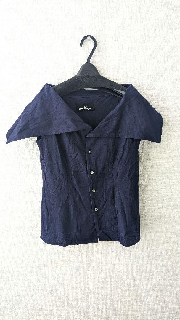 tricot COMME des GARÇONS ノースリーブシャツ ネイビー