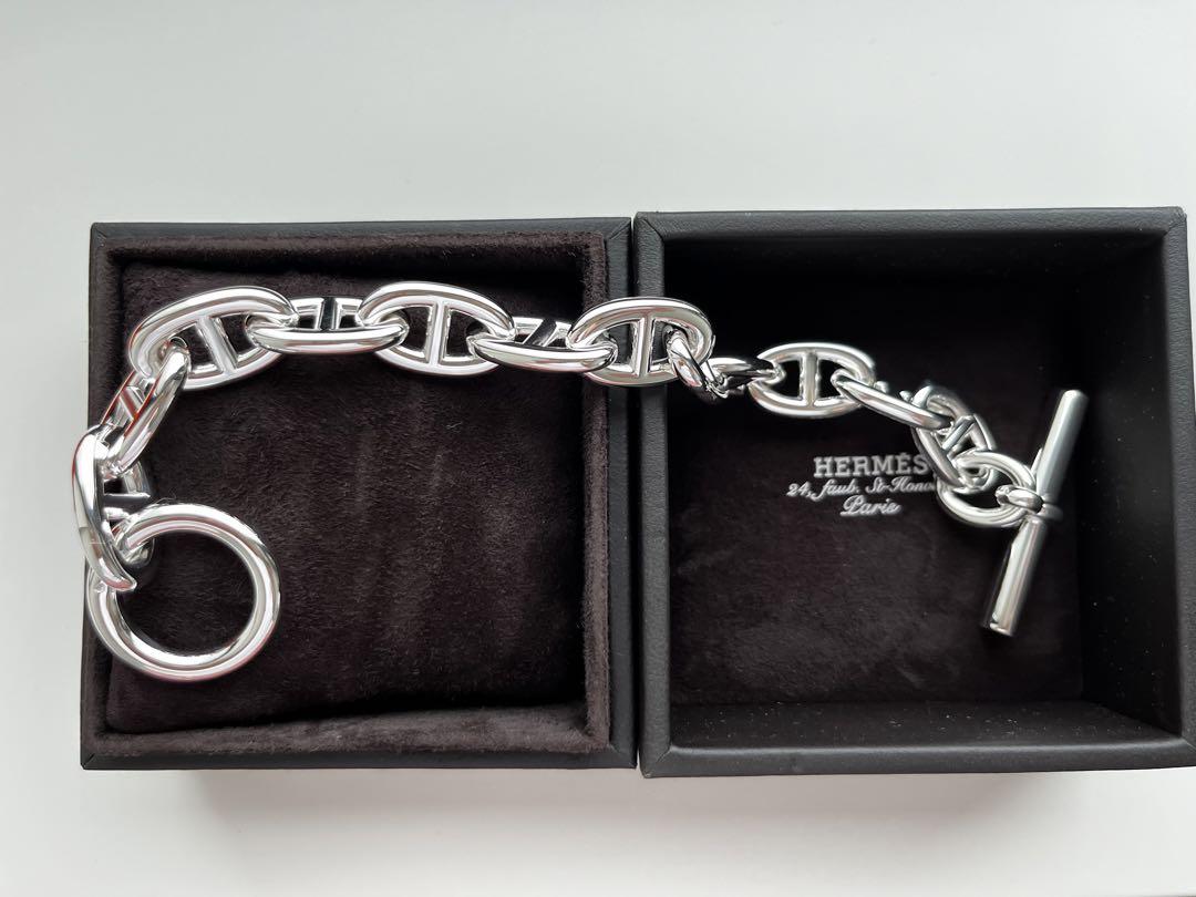 エルメス HERMES シェーヌダンクル TGM 12コマ シルバー 新品未使用