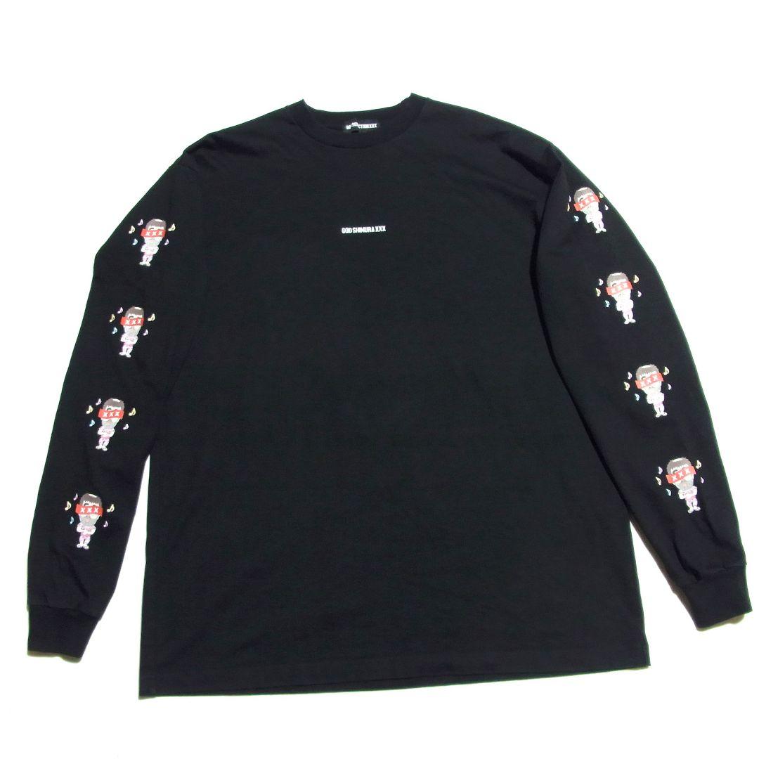 志村けん x GOD SELECTION XXX 変なおじさん ロンT Tシャツ 志村けん x GOD SELECTION XXX 変なおじさん ロンT Tシャツ