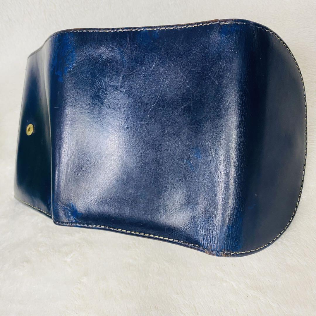 Whitehouse Cox 三つ折り財布 ネイビー
