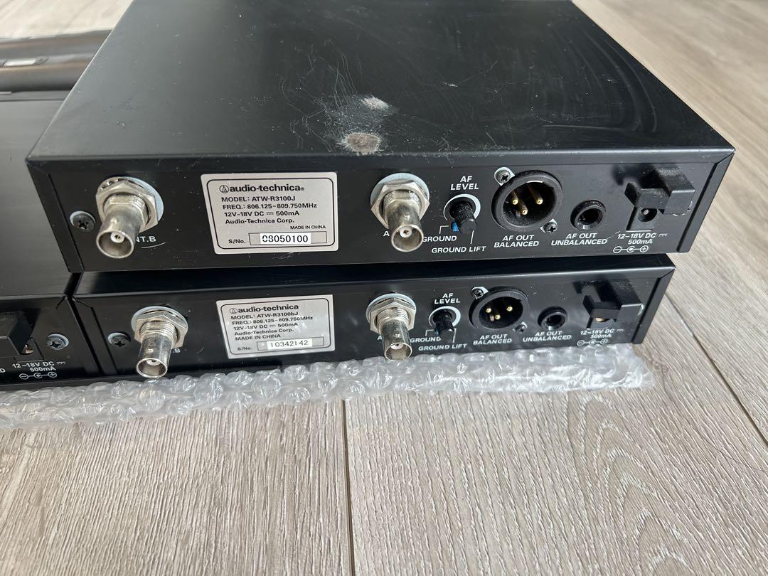audio-technica ワイヤレスマイク ATW-3141bj 2セット