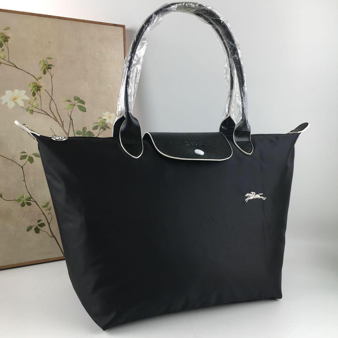 ロンシャン トートバッグ ナイロン Lサイズ ブラック LONGCHAMP