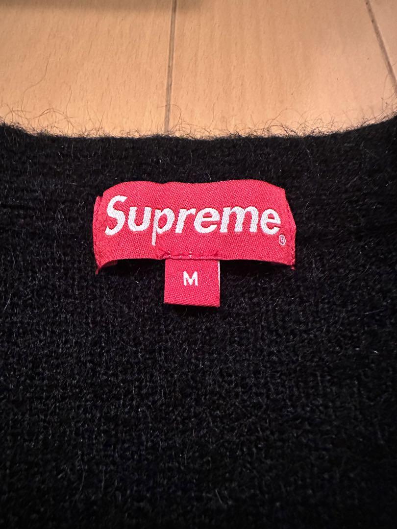 Supremeシュプリーム 名作 モヘアカーディガン 黒M