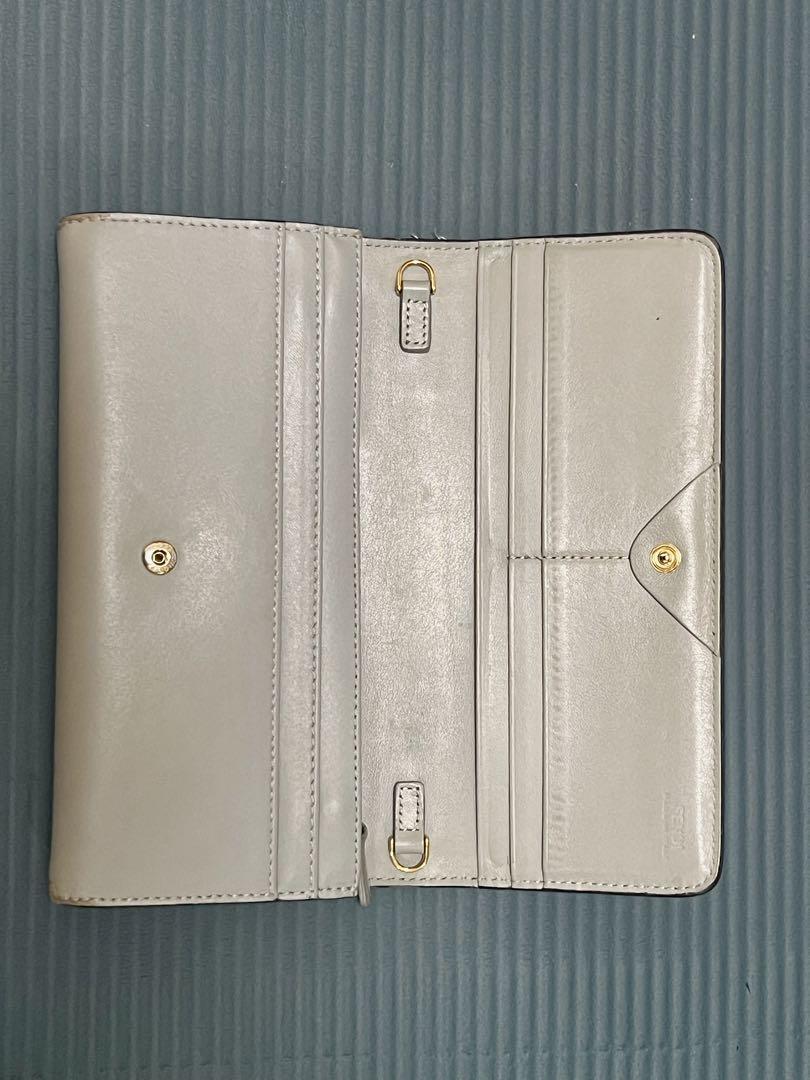 FENDI 長財布 グレー