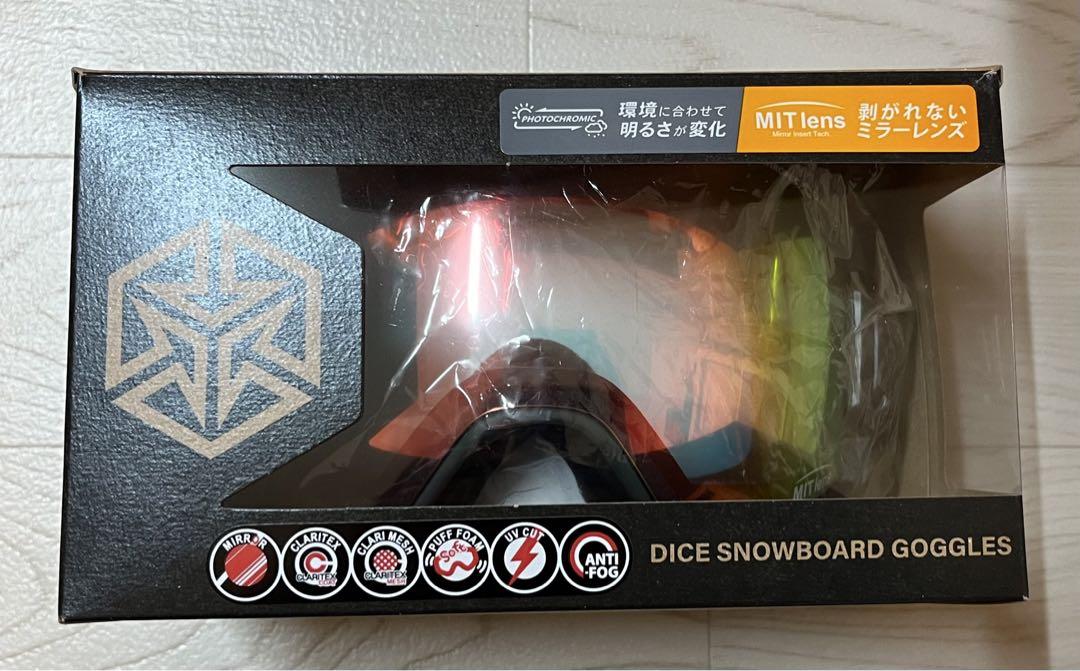 新品　DICE HIGHROLLER HR35190 ゴーグル　スノーボード