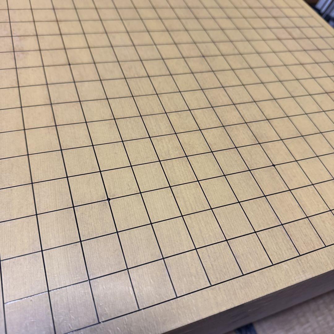 木製　へそ付き　囲碁盤 碁石　セット