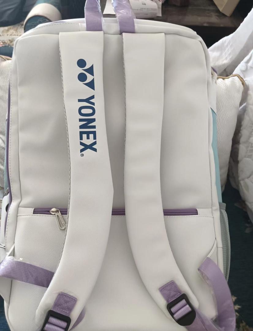 YONEX バドミントンバッグ ホワイト/ミント - メルカリ