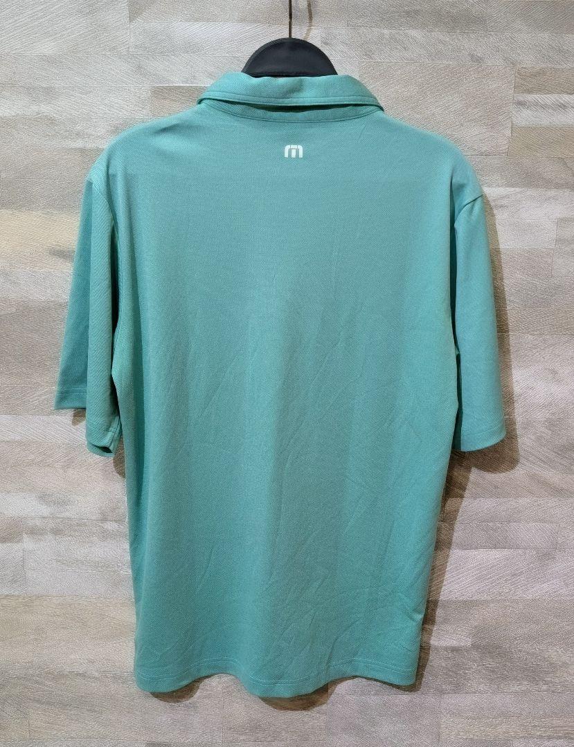 Travis Mathew ミントグリーン ポロシャツ S ゴルフウェア