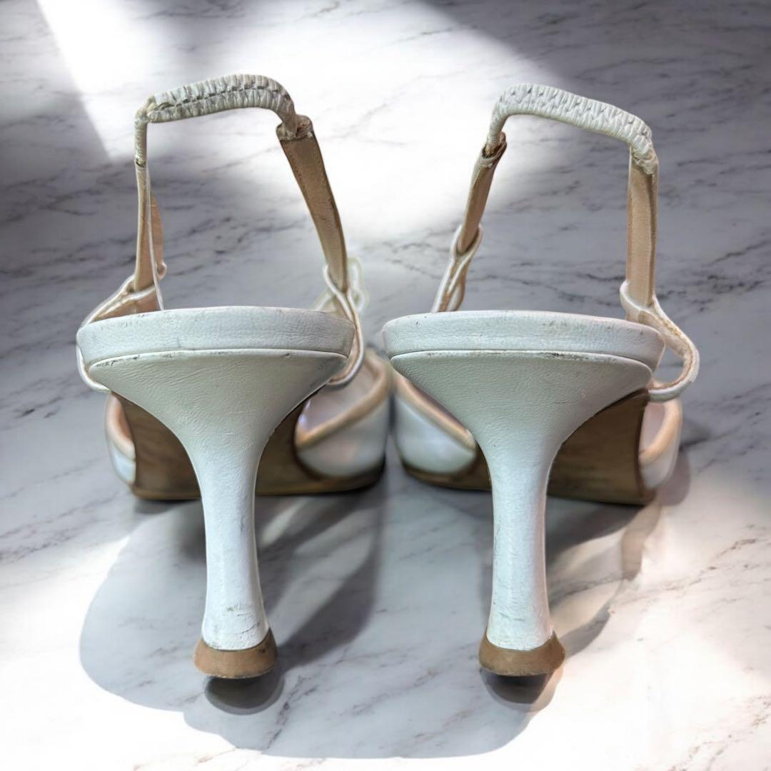 靴 CHANEL Cocomark Slingback Pumps