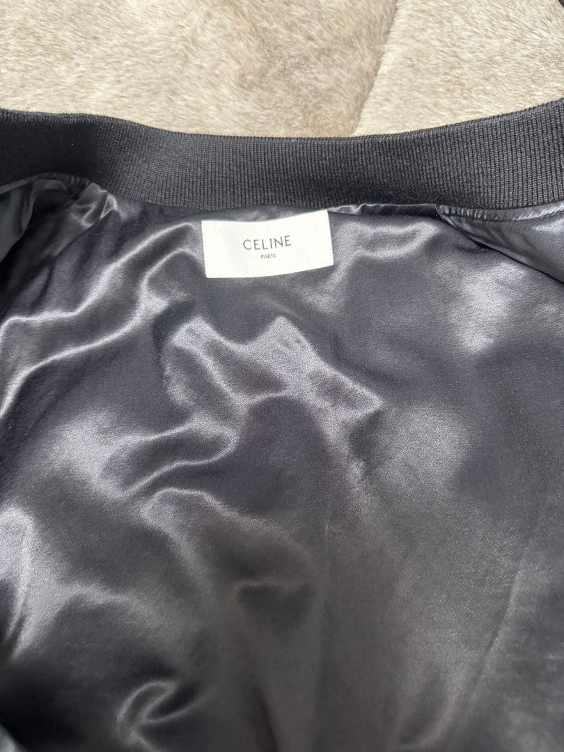 CELINE ボンバージャケット ブラック BOY DOLL刺繍 CELINE ボンバージャケット ブラック BOY DOLL刺繍