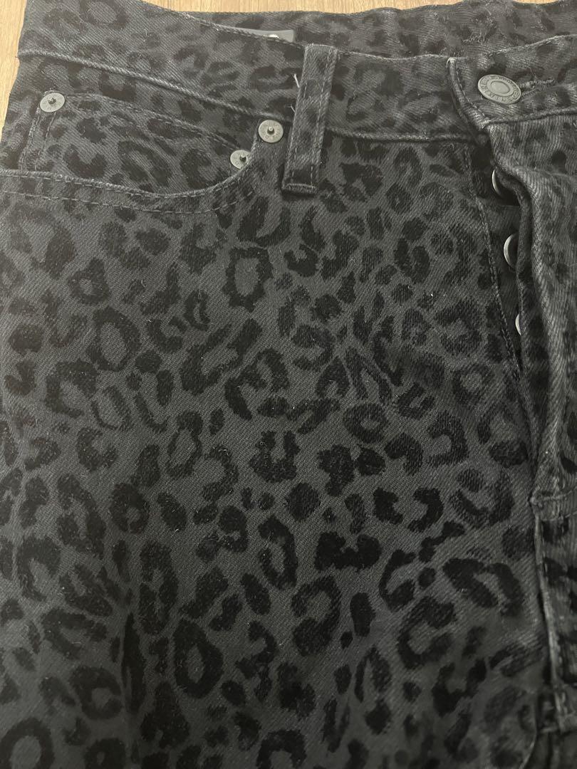 minedenim s.slim leopard ヒョウ柄　スキニー