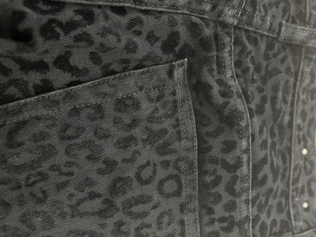 minedenim s.slim leopard ヒョウ柄　スキニー