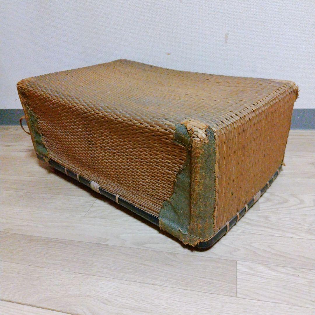 値下げ【伝統工芸品】アンティーク収納ケース｜民藝品　柳行李(やなぎごおり)その1 柳行李 やなぎごおり やなぎごうり 柳ごおり 柳ごうり 昭和