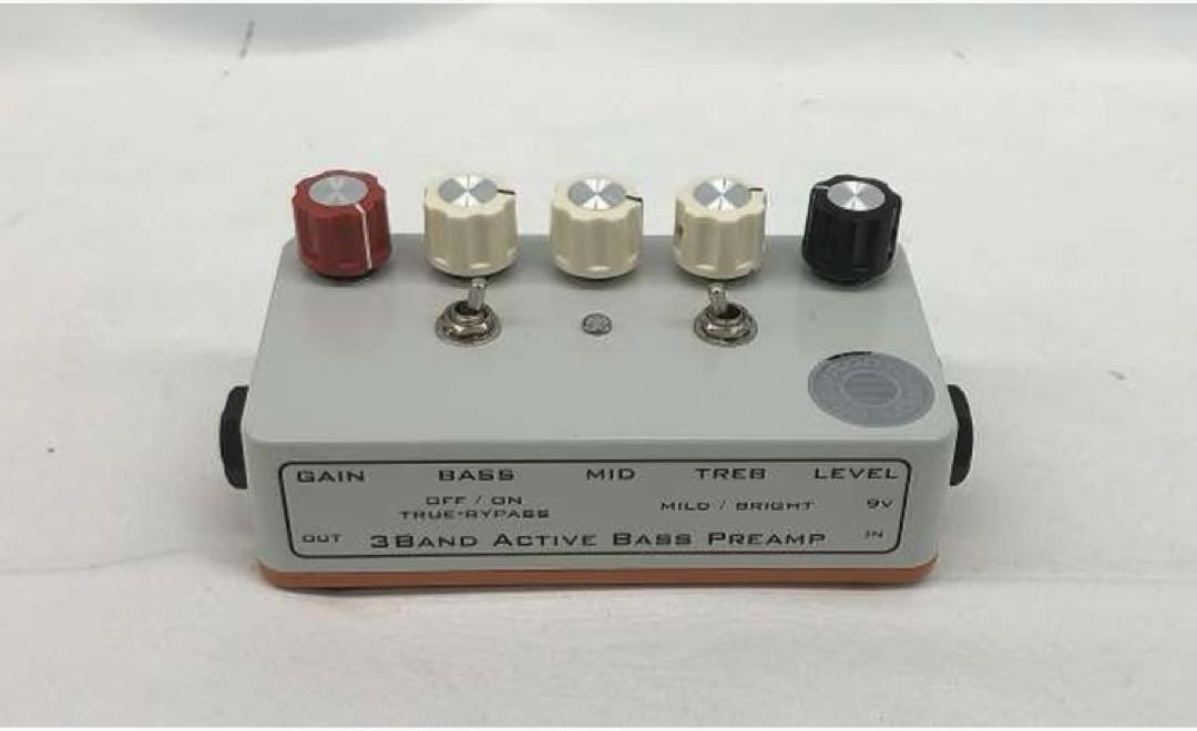 ベース OK CUSTOM DESIGN 3BAND ACTIVE PREAMP