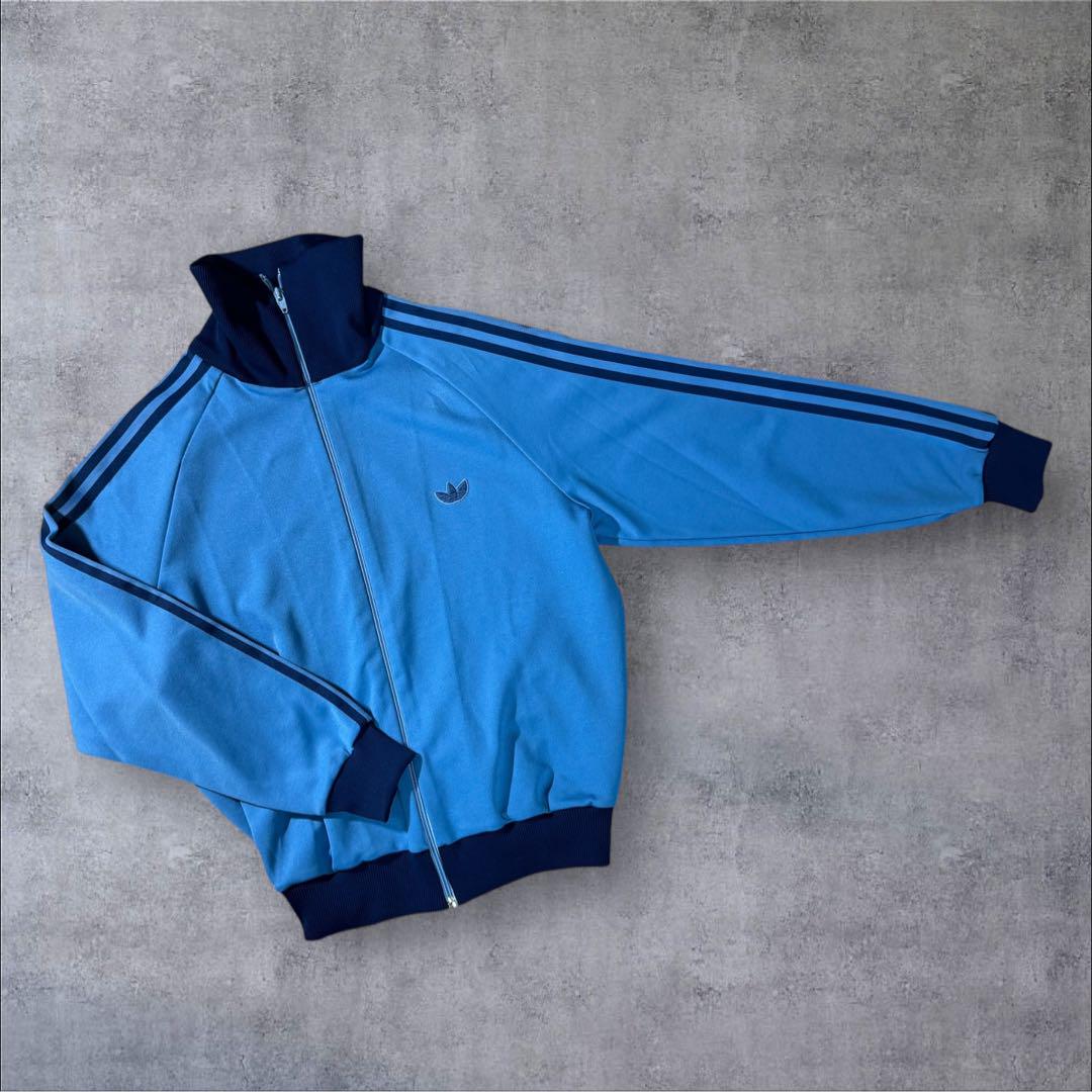 adidas アディダス トラックジャケット 80s 古着 3号 デサント
