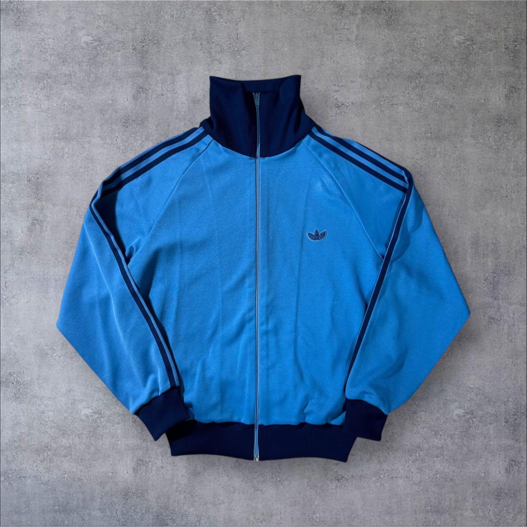 adidas アディダス トラックジャケット 80s 古着 3号 デサント