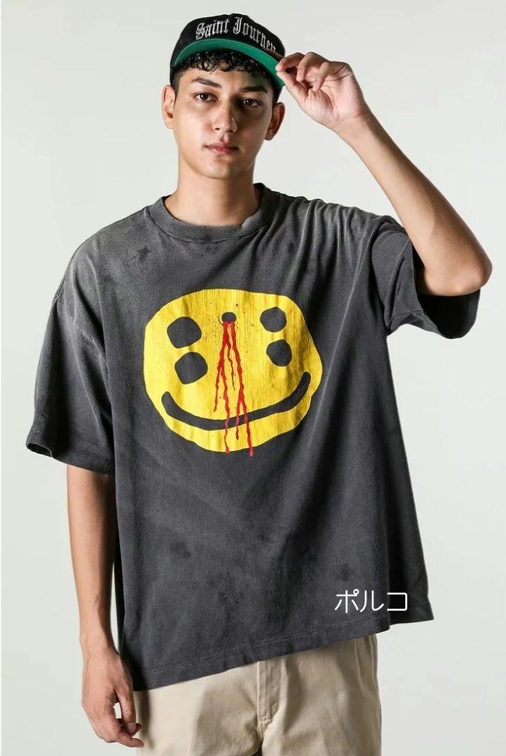 【新品・定価以下】SAINT Mxxxxxx SMILE Tシャツ Lサイズ