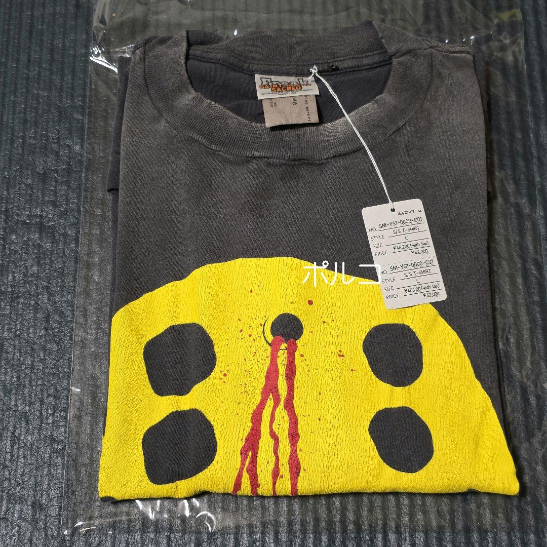 【新品・定価以下】SAINT Mxxxxxx SMILE Tシャツ Lサイズ