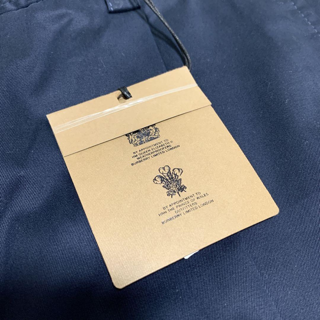 新品未使用 Burberry バーバリー カジュアルパンツ スラックス ネイビー
