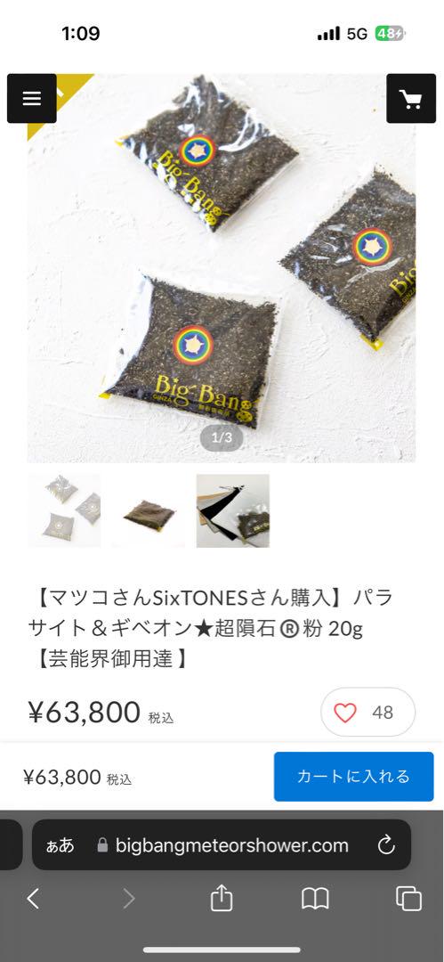 【芸能人御用達！隕石の粉】パラサイト＆ギベオン★BigBang