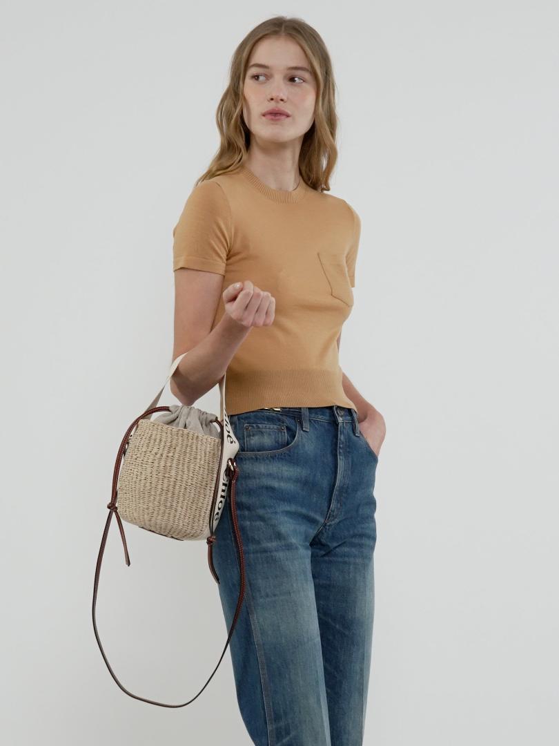 新品 クロエ☆Chloe☆Woody スモール バスケットバッグ かご