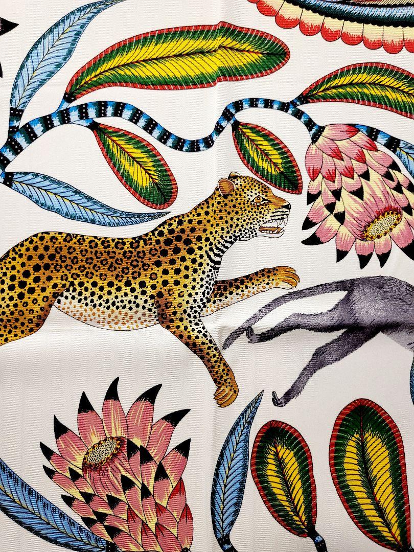 Hermes The Savana Dance シルク カレ70 エルメス