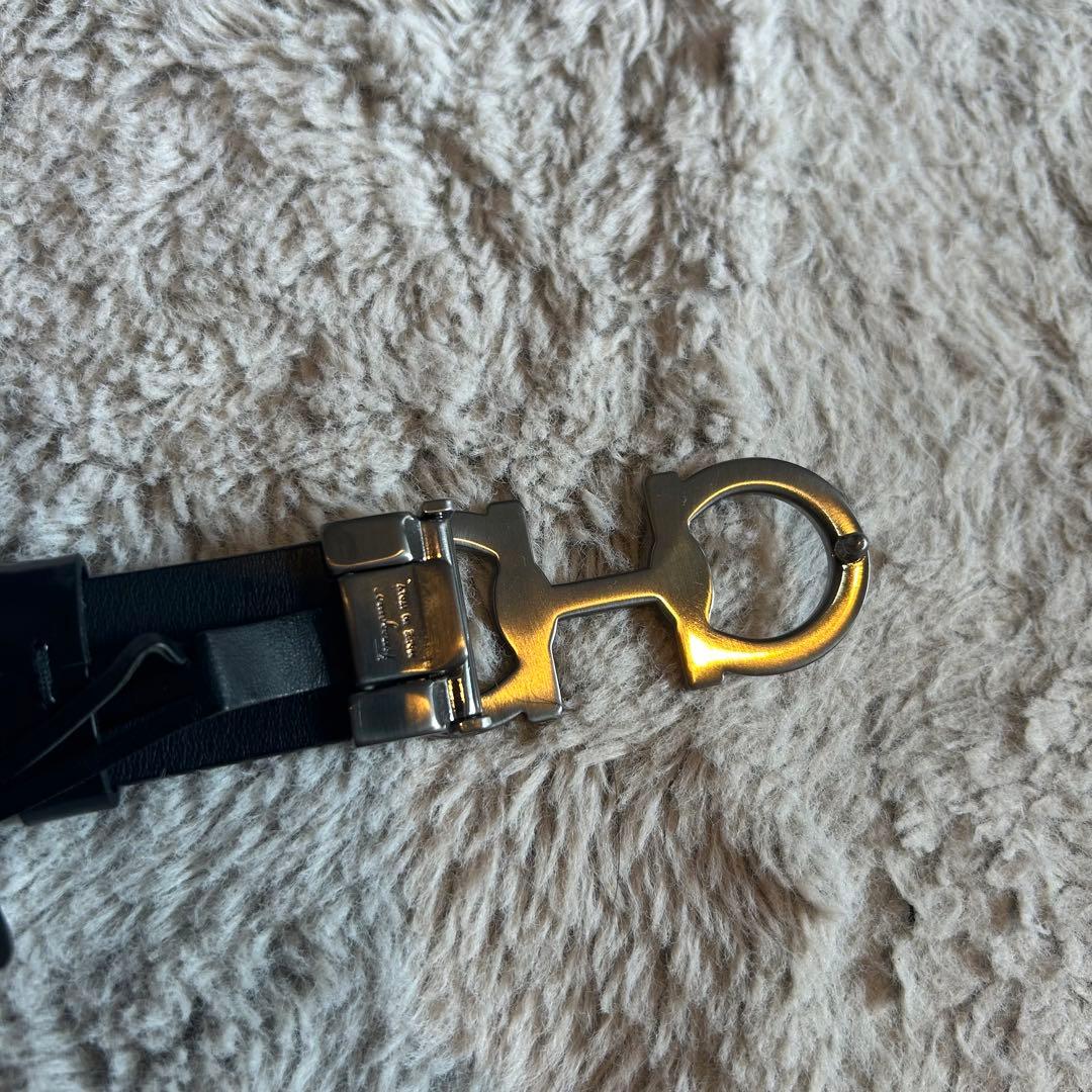 未使用✨フェラガモ レザー ガンチーニ レザーベルト ブラック ブラウン メンズ 未使用✨フェラガモ レザー ガンチーニ レザーベルト ブラック ブラウン メンズ