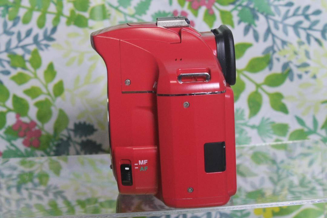 美品❤ スマホ転送可⭐ PENTAX K-X SR レッド ❤大人気 匿名配送