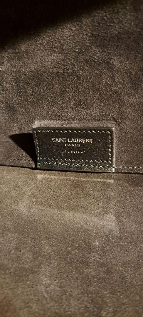 SAINT LAURENT クロコダイルエンボスレザー トートバッグ