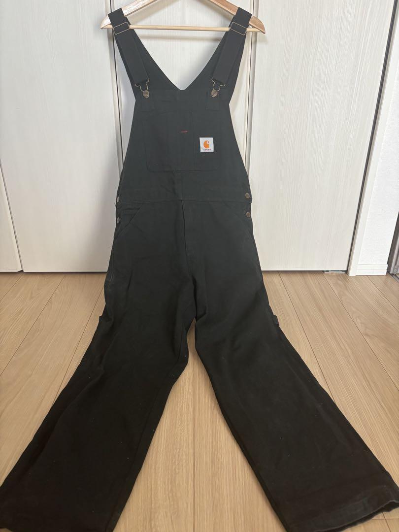Carhartt ブラック オーバーオール Lサイズ