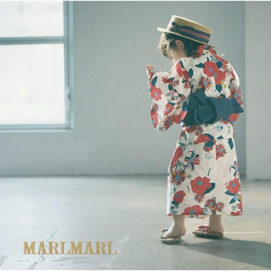 MARLMARL マールマール セパレート 浴衣 椿 100cm 3〜5才 - メルカリ
