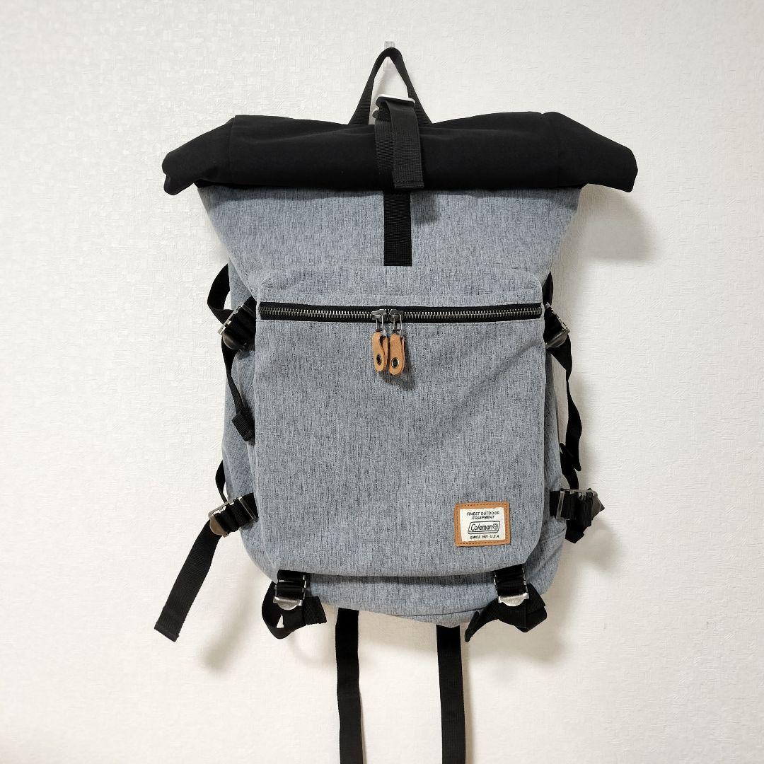 コールマン JNロールトップ 25L ヘザー/グレー Coleman 廃番品