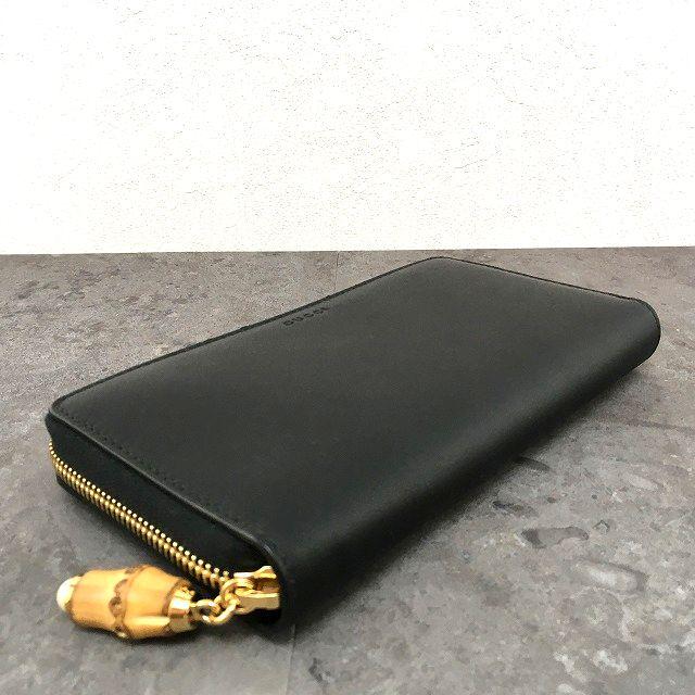 送料込み！ 未使用品 GUCCI ジップウォレット バンブー 483 送料込み！ 未使用品 GUCCI ジップウォレット バンブー 483