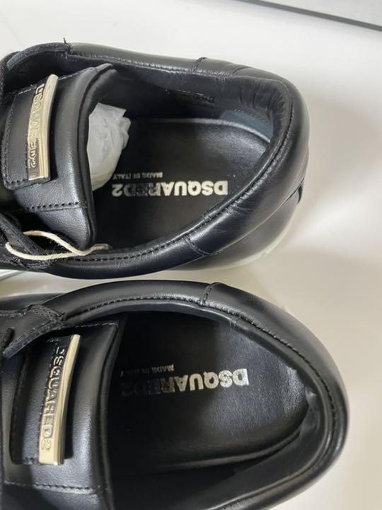 DSQUARED2 レザースニーカー 中古】DSQUARED2 Legend Sneakers White スニーカー 41 1/2